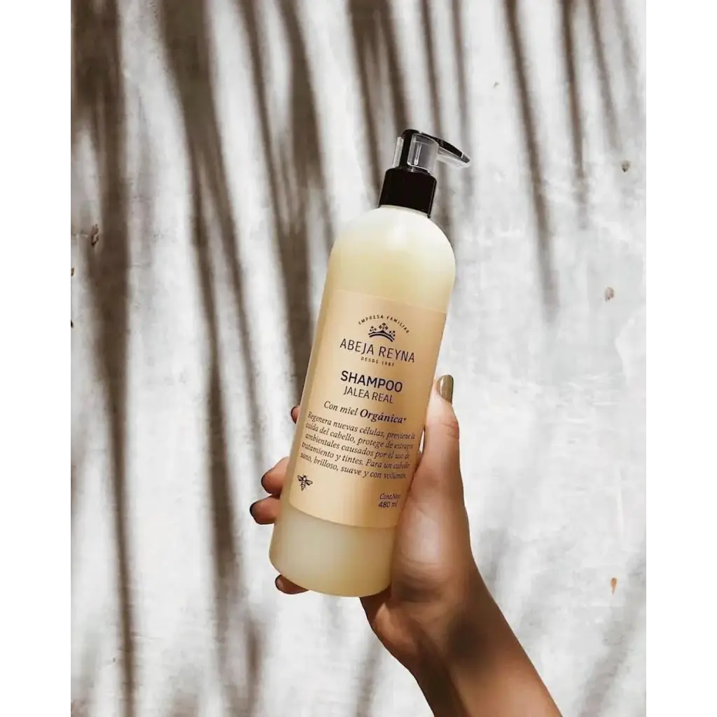 Shampoo de miel orgánica y jalea real