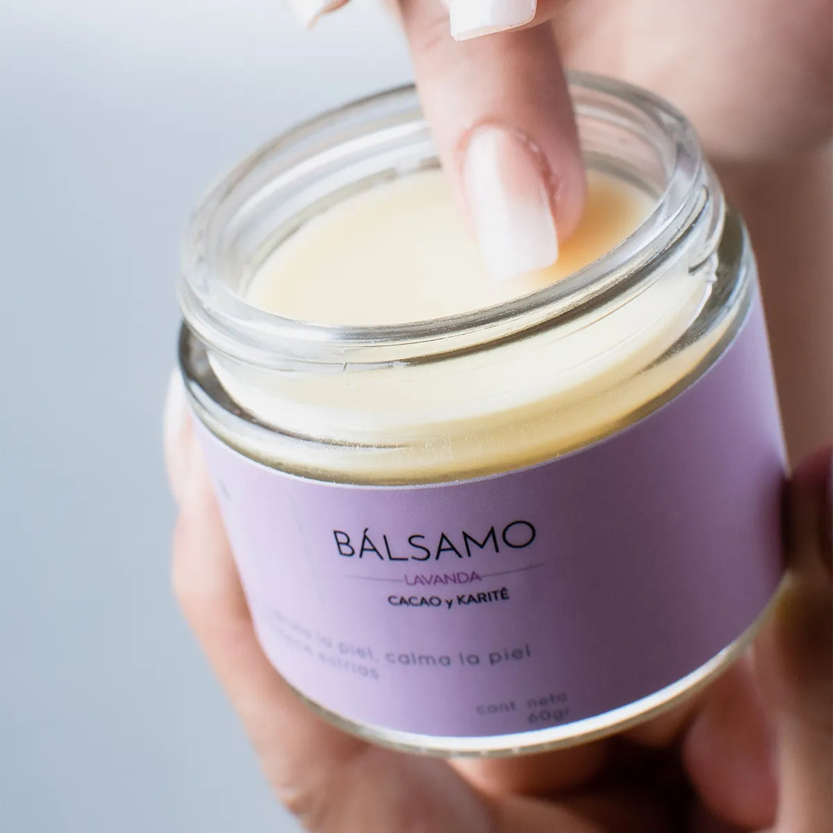 Bálsamo de cacao y lavanda