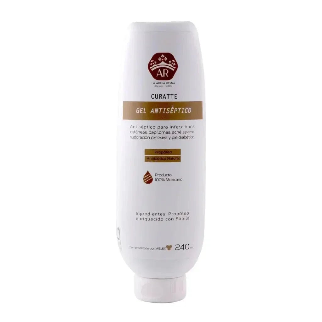 Curatte gel Antiséptico natural De propóleo y aloe