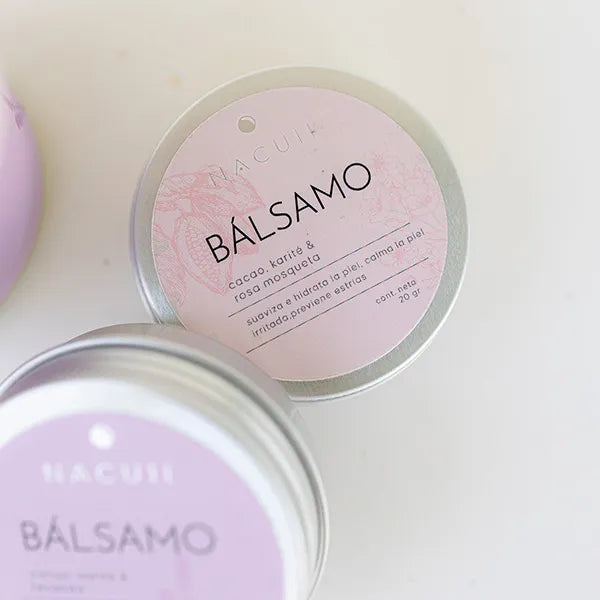 Bálsamo de cacao y rosa mosqueta