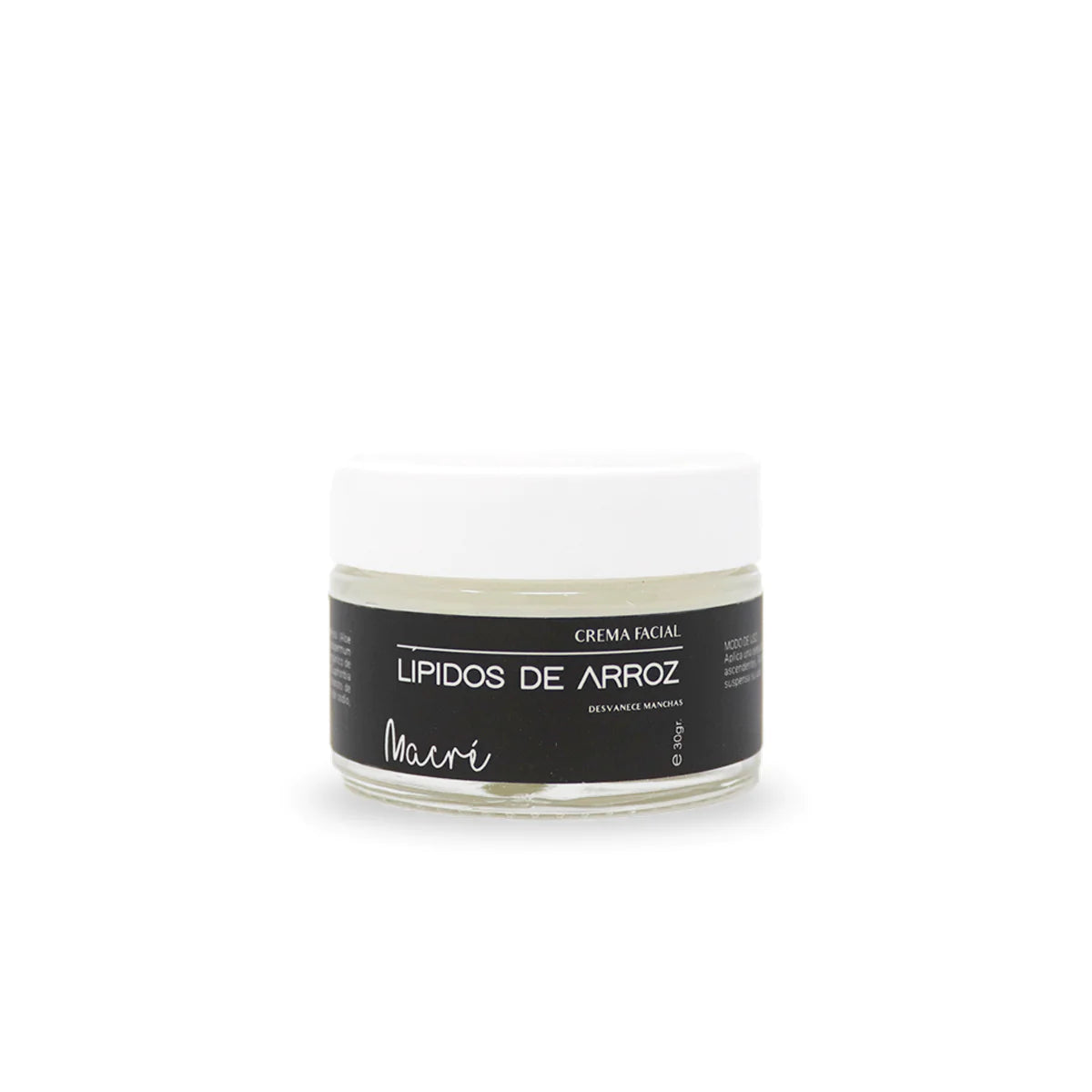 Crema facial lípidos de arroz