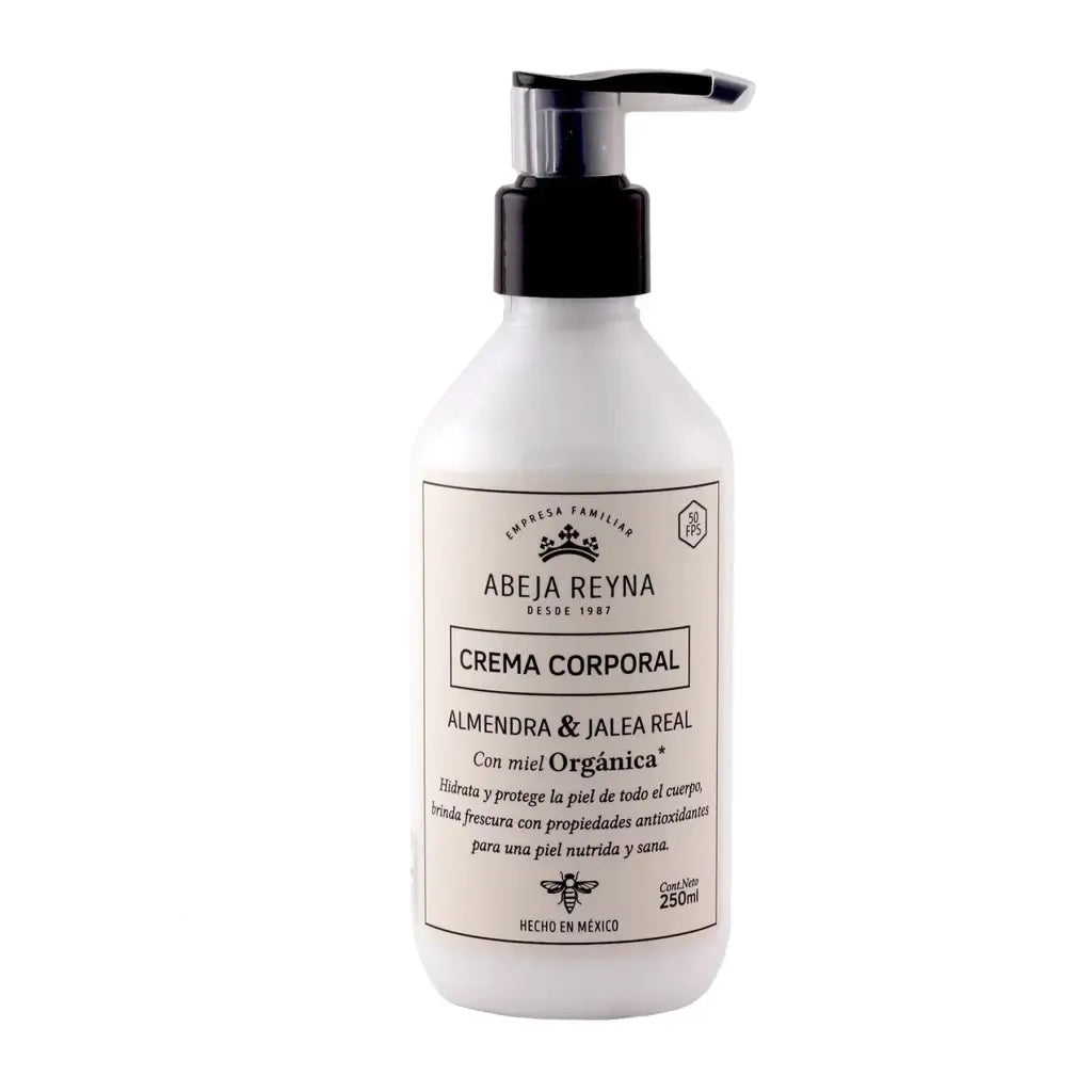 Crema corporal orgánica de Almendra y Jalea Real