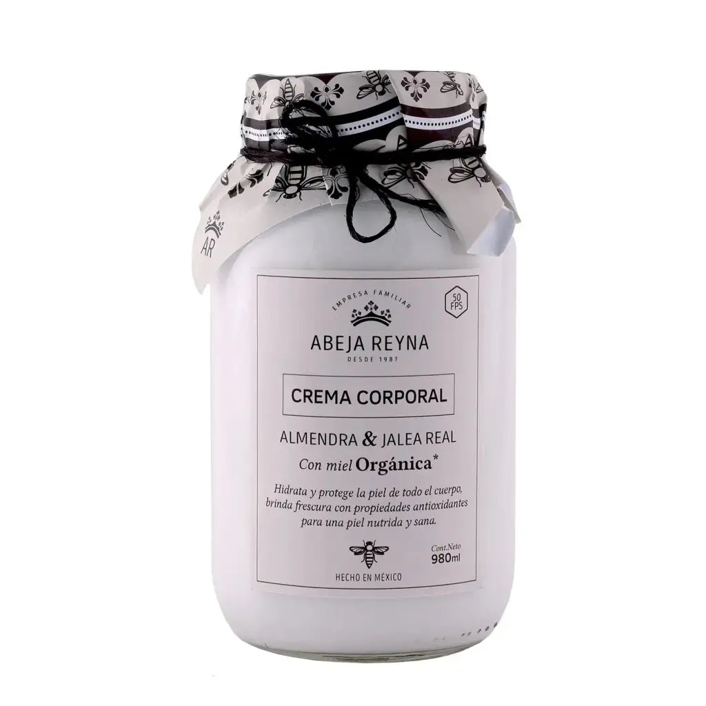 Crema corporal orgánica de Almendra y Jalea Real