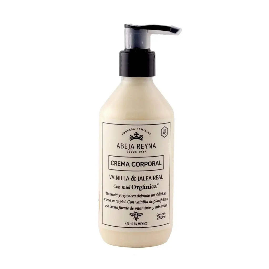 Crema corporal orgánica Vainilla y Jalea Real
