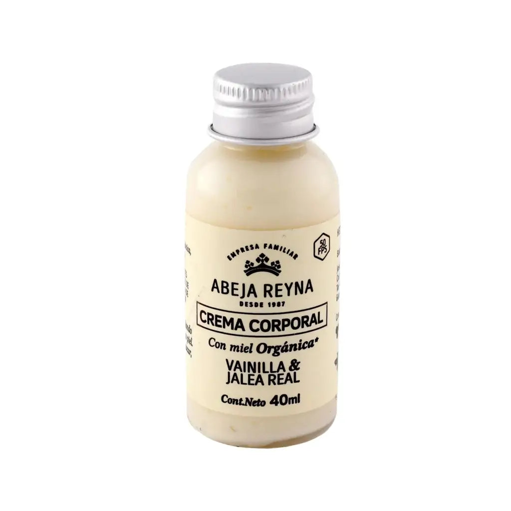 Crema corporal orgánica Vainilla y Jalea Real