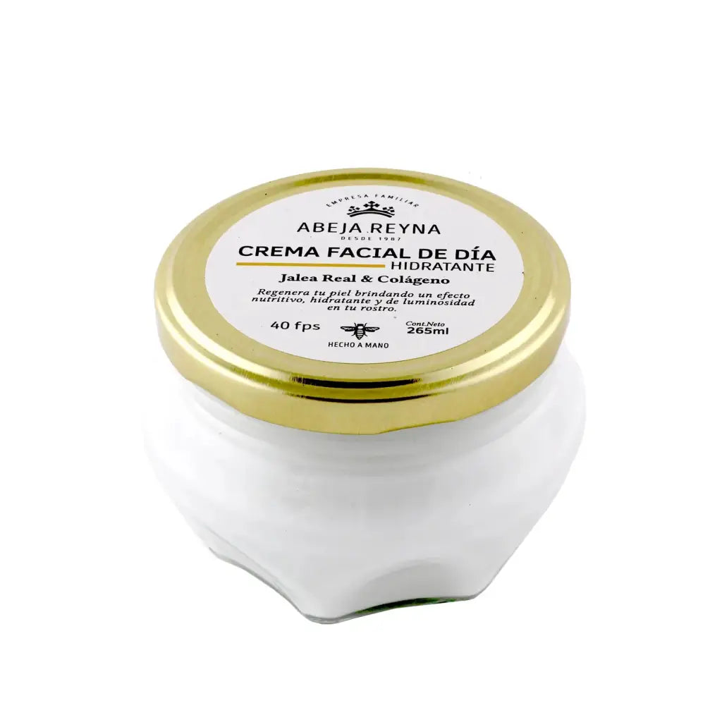 Crema facial de día con jalea real y colágeno
