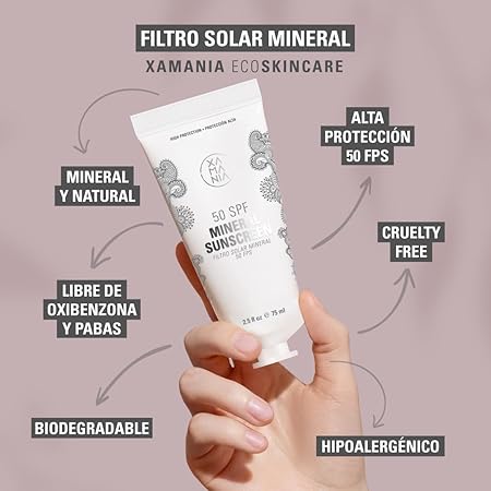 Filtro Solar Mineral- 50 FPS