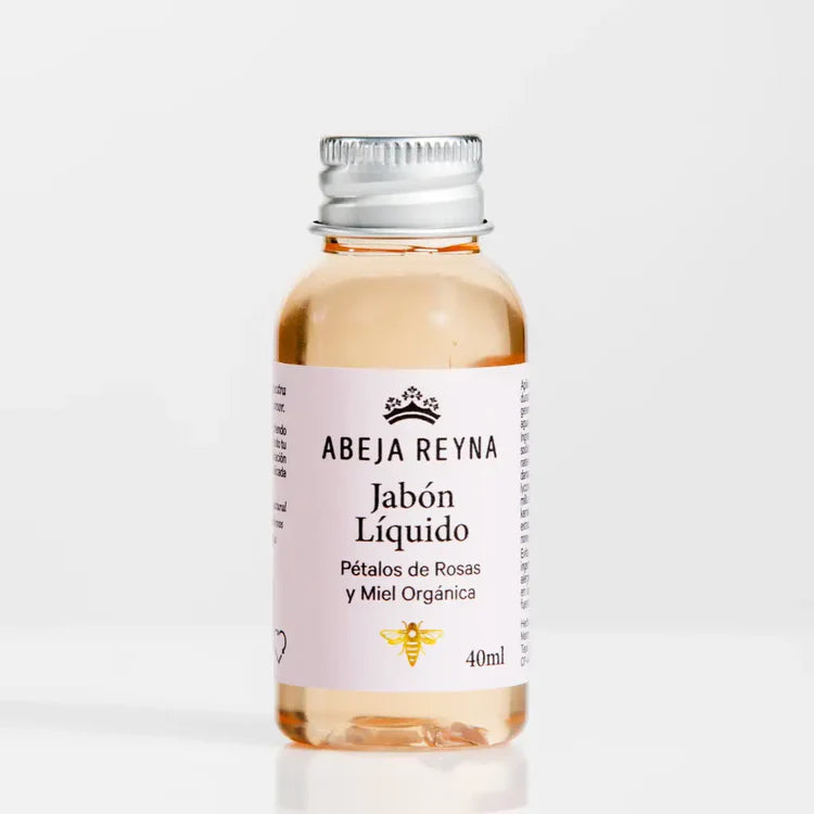Jabón Líquido de Rosas y Miel Orgánica