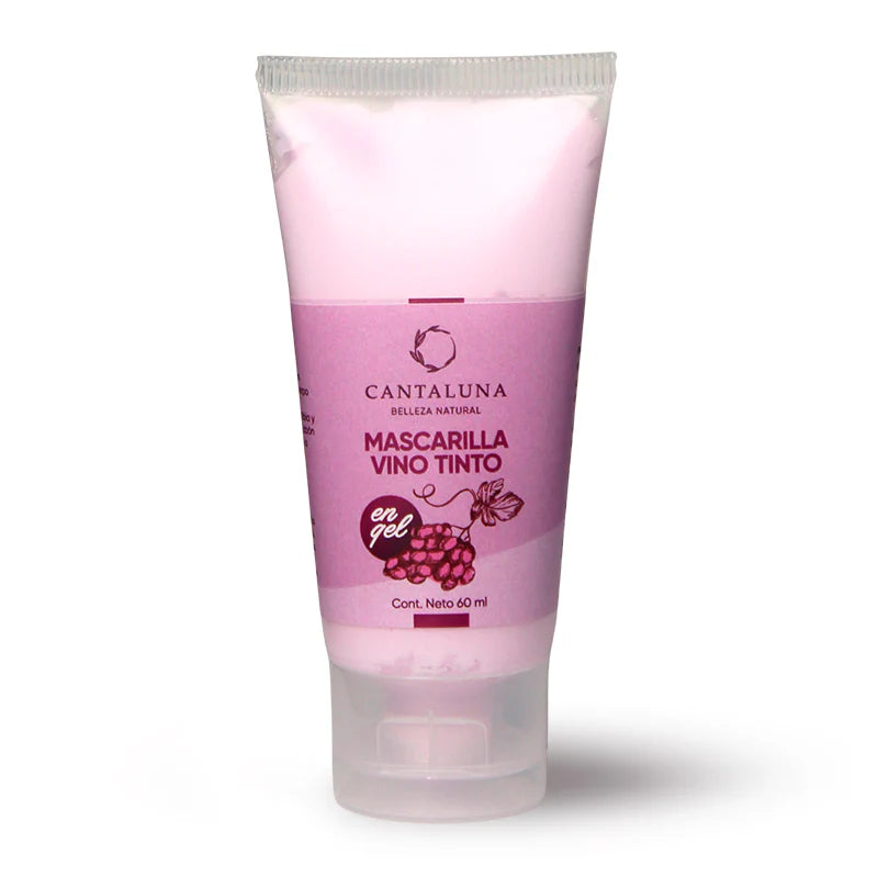 Mascarilla vino tinto