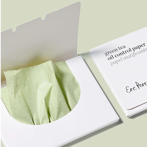 Papel matificante con té verde