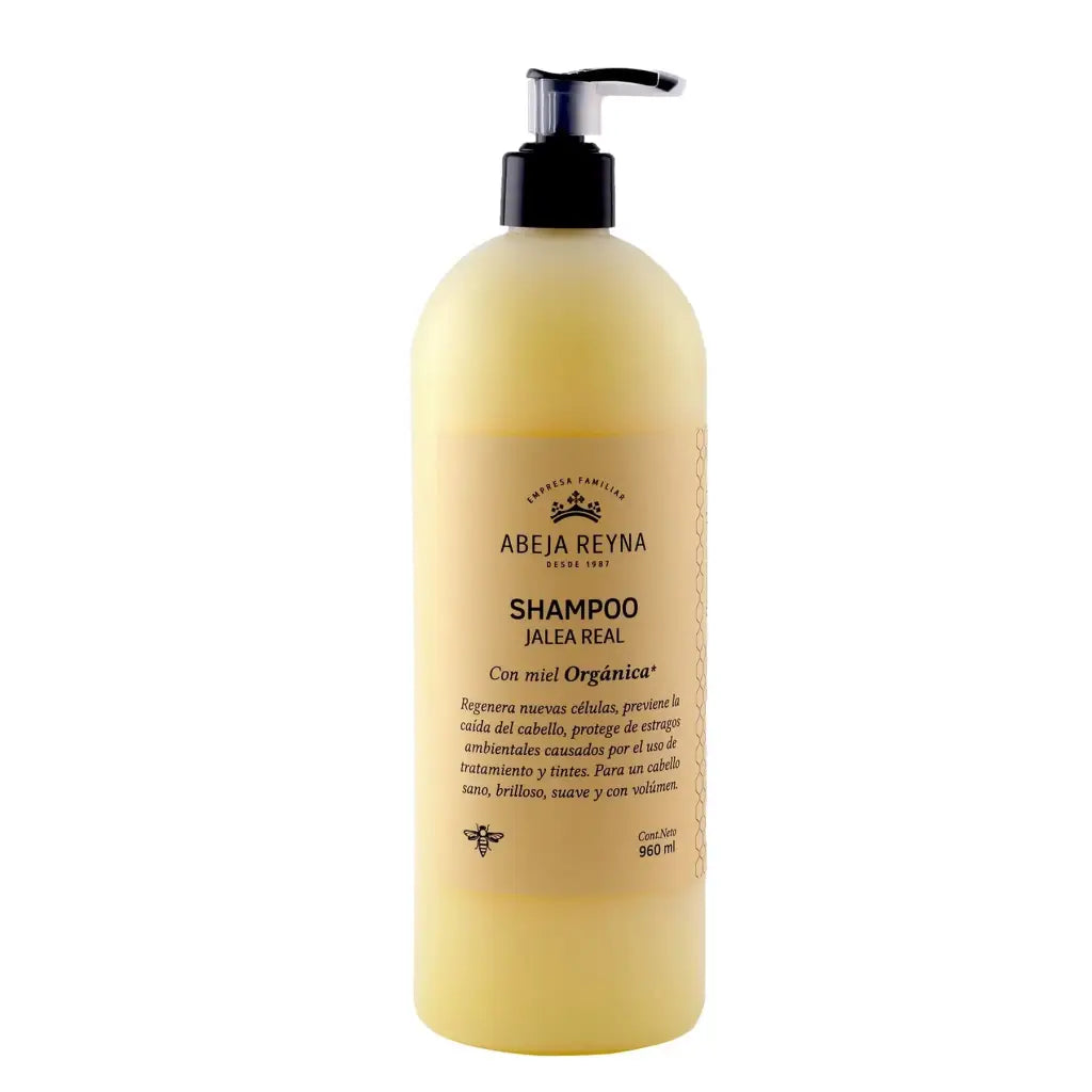 Shampoo de miel orgánica y jalea real