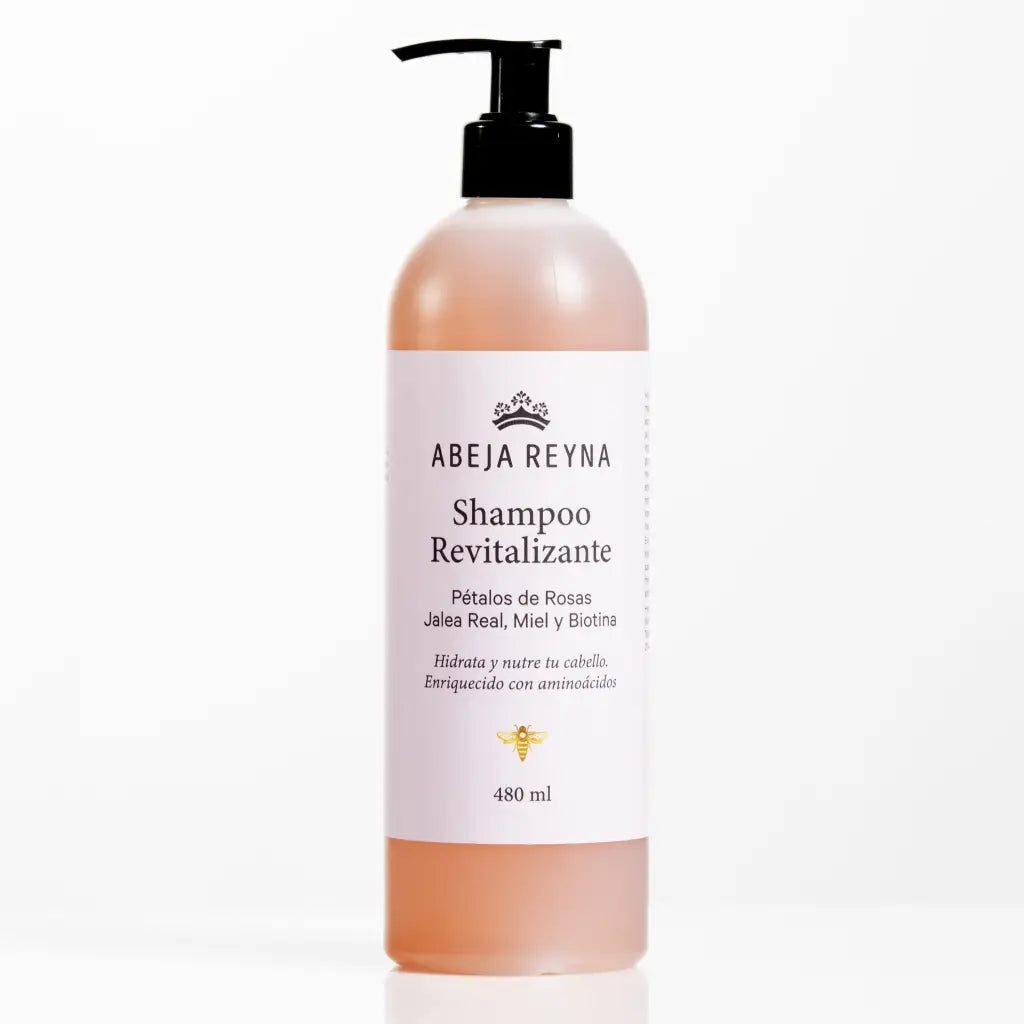 Shampoo Revitalizante de Pétalos de Rosas y Jalea Real