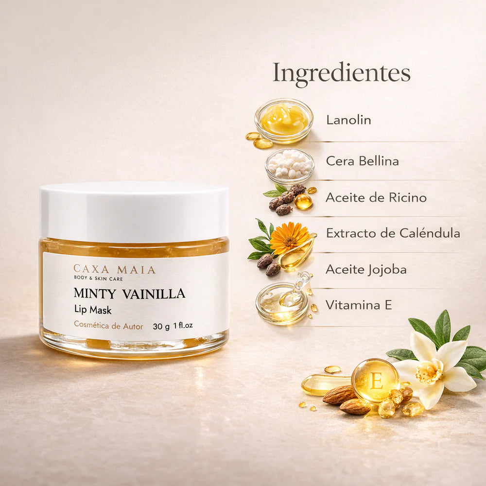 Lip Mask Minty Vanilla