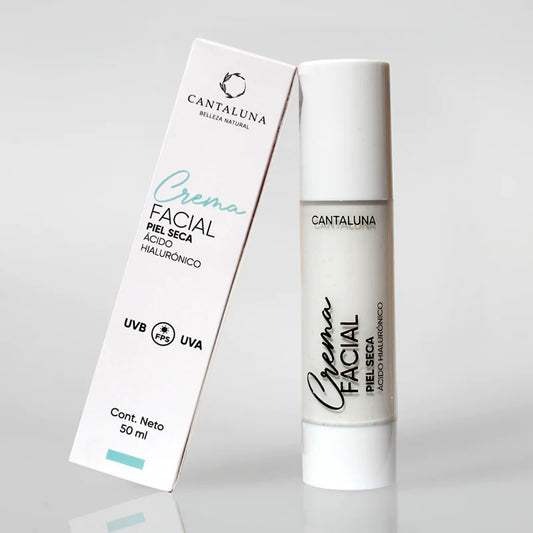 Crema facial piel  seca