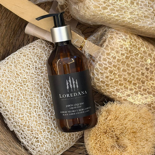 Jabón Líquido Ámbar Negro y Bergamota